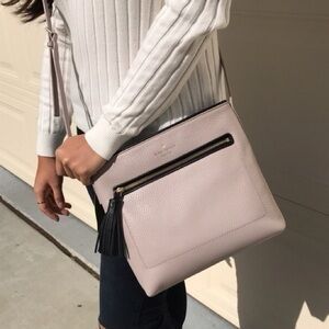 Kate Spade | Chester street dessi pebbled Leather Crossbody Bag in mauve